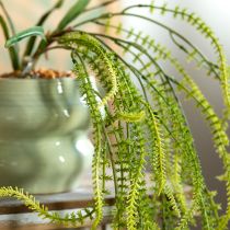 Artikel Kunstig plante af grøn hirsebørste til elegante hængende dekorationer, stilfulde rumtilbehør, 114 cm