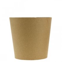 Artikel Potter til udplantning, urtepotte, plantekrukke natur Ø11cm H10cm 6stk