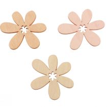 Artikel Træblomster spredt dekoration blomster træ orange/pink/hvid 72 stk.