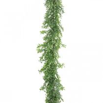 Kunstig planteguirlande, buksbom ranke, dekoration grøn L125cm