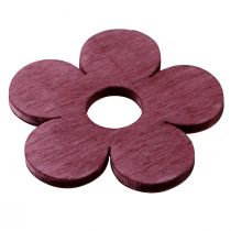 Artikel Scatter dekoration træ blomster borddekoration pink lilla hvid Ø4cm 72 stk