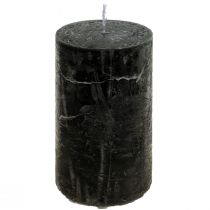 Artikel Sorte lys ensfarvede søjlelys 50x100mm 4 stk