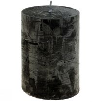Artikel Sorte lys Ensfarvede søjlelys 60x80mm 4stk