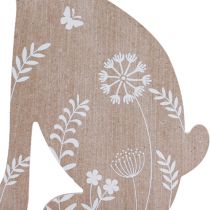 Artikel Påskehare Påskepynt dekorativ træhare siddende 20×40cm