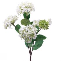 Artikel Kunstig blomster snebold plante Virburnum hvid Ø8cm 64cm