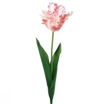 Artikel Kunstig blomster papegøje tulipan kunstig tulipan pink 69cm