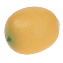 Kunstige citron dekorative maddukker 8cm 6 stk