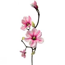 Kunstig blomst magnolia gren magnolia kunstig pink 59cm