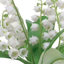 Artikel Dekorative liljekonval kunstige forårsblomster hvide 31cm 3 stk
