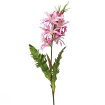 Artikel Kunstige blomster, silke blomster dekorativ lilje pink 97cm