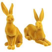 Artikel Påskehare dekoration kanin figur karry Påskehare par 16cm 2 stk