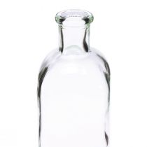 Artikel Dekorationsflasker Firkantede Minivaser Glas Klar 7x7x18cm 6stk
