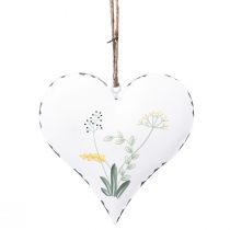 Artikel Hjerter til ophæng af metal i landhusstil 13cm×13cm 4 stk