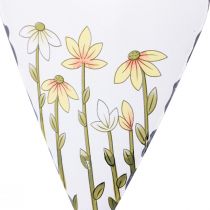 Artikel Hjerter Metal Hvid til Ophæng Country Style 14×1,5×20cm 2 stk