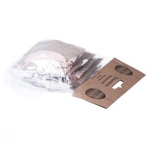 Artikel Honningkageæg til ophængning af påskeæg Hvid Orange 6cm 6 Stk