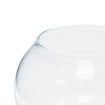 Artikel Kuglevase Glas Mini Vase Rund Glas Deco H8cm Ø7cm