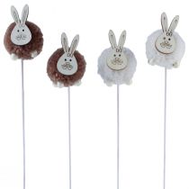 Artikel Påskehare blomsterstik påske kanin stik 28cm 16 stk
