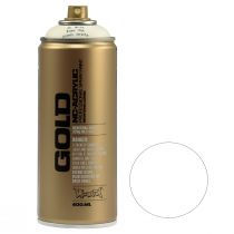 Artikel Spraymaling hvid malingsspray Montana Gold Shock White 400ml