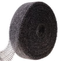 Jute bånd net bånd deco bånd jute brun taupe 5cm 40m