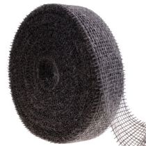 Artikel Jutebånd netbånd dekorativt bånd jute brun taupe 5cm 40m
