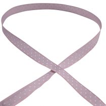 Artikel Gavebånd pink pyntebånd med prikker 15mm 20m