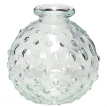 Artikel Lille glasvase kuglevase vase klar Ø8,5cm H8cm