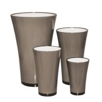 Artikel Vase &quot;Fizzy&quot; platingrå Ø13,5cm til ca. Ø28,5cm 1 stk