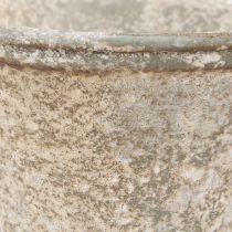 Artikel Antik metalkalk, dekorativ bæger, vintage vase, Ø11 cm, H17,5 cm