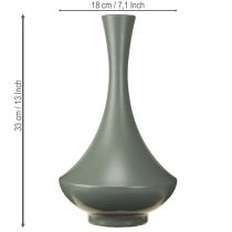 Artikel Vase med elegant buet form, moderne indretning, 33 cm