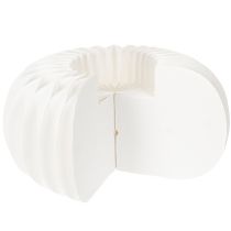 Artikel Papirring af honningkage, rund, stor, til tørrede blomster og efterårsdekoration, 24 cm, 4 stk.