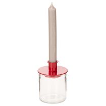 Artikel Rund glasvotivlysholder, klart glas, 8 cm, 3 stk.
