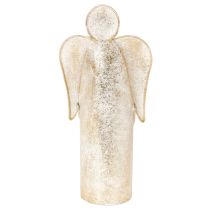Artikel Lysestage englefigur guld festlig dekoration 27 cm