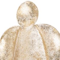 Artikel Lysestage englefigur guld festlig dekoration 27 cm