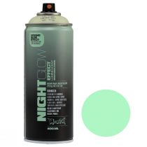 Fluorescerende malingsspraydåse Nightglow Green 400ml