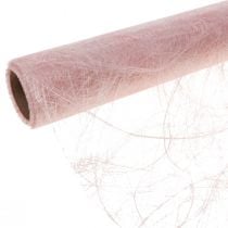 Deco fleece Sizoweb bordløber pink 30cm 5m