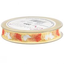 Artikel Organzabånd sommerfuglebånd gul 15mm 20m