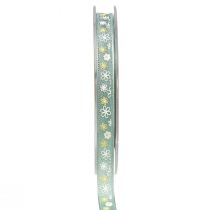 Artikel Gavebånd blomster dekorative bånd grønt bånd 10mm 15m
