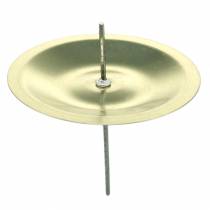 Artikel Lysestage med torneguld Ø5cm 36 stk