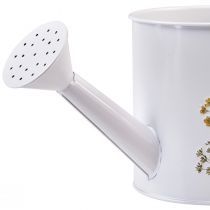 Artikel Vandkande metal til udplantning plantepotte hvid 13,5cm