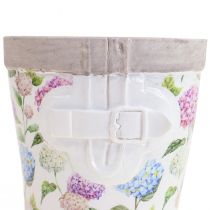 Gummistøvler urtepotteplantemaskine keramisk look H17,5cm