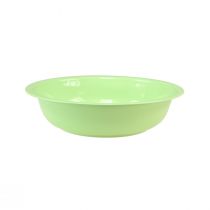 Artikel Dekorativ skål metal emalje look skål grøn lime 25cm