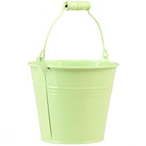 Artikel Spand med hank plantekasse metal pastel Ø14cm H12cm 6 stk