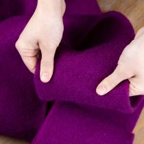 Artikel Filtbånd af uld, fuchsia, 15 cm x 5 m, til dekoration og kreative aktiviteter