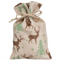 Artikel Adventskalenderposer hjortebrun 12,5×20cm 24 stk