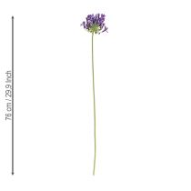 Artikel Agapanthus kunstige blomster lilla dekorationsliljer 75 cm 2 stk.