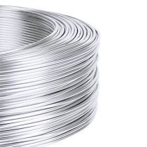 Aluminiumstråd 1mm 500g sølv