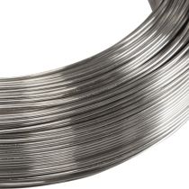 Artikel Aluminiumtråd 1,5 mm 1 kg sølv - Fleksibel hobbytråd, blomstertråd, smykketråd, bonsaitråd, gør-det-selv dekoration