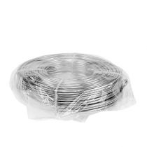 Artikel Aluminiumtråd 3mm 1kg sølv - Fleksibel hobbytråd til blomsterdekorationer, modelbygning og dekorationsideer