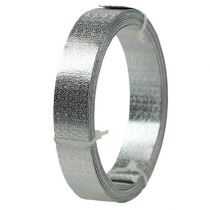 Aluminiumsbånd fladtråd sølv mat 20mm 5m
