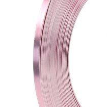 Artikel Aluminium fladtråd pink 5mm 10m